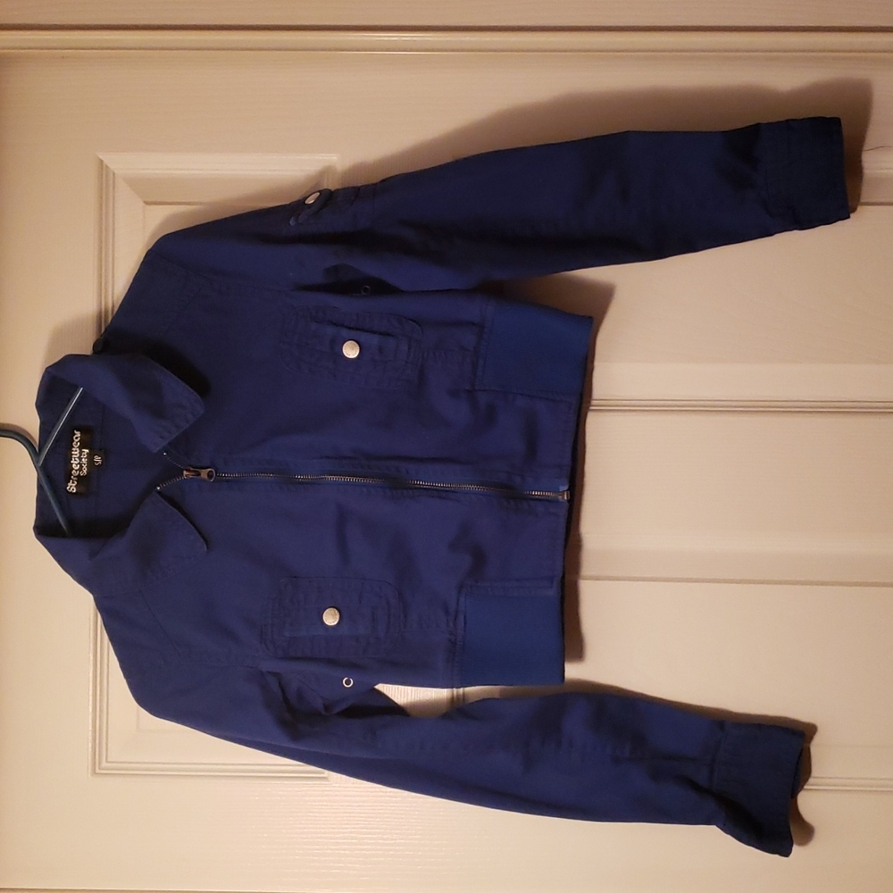 Blue jacket size small